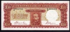 King George V Ten Pound Banknote