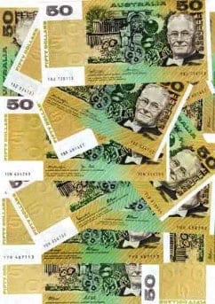 Full set of Fifty Dollar Paper Banknote Issues