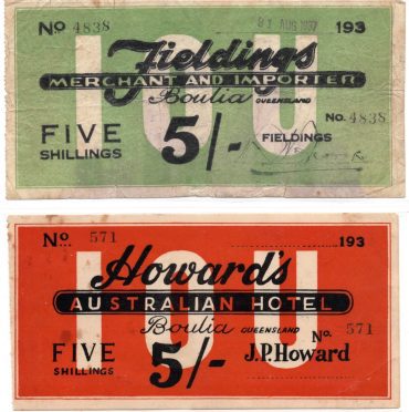 Serial-number-571-5Shilling-Howard-Hotel-Boulia-1910-1950.